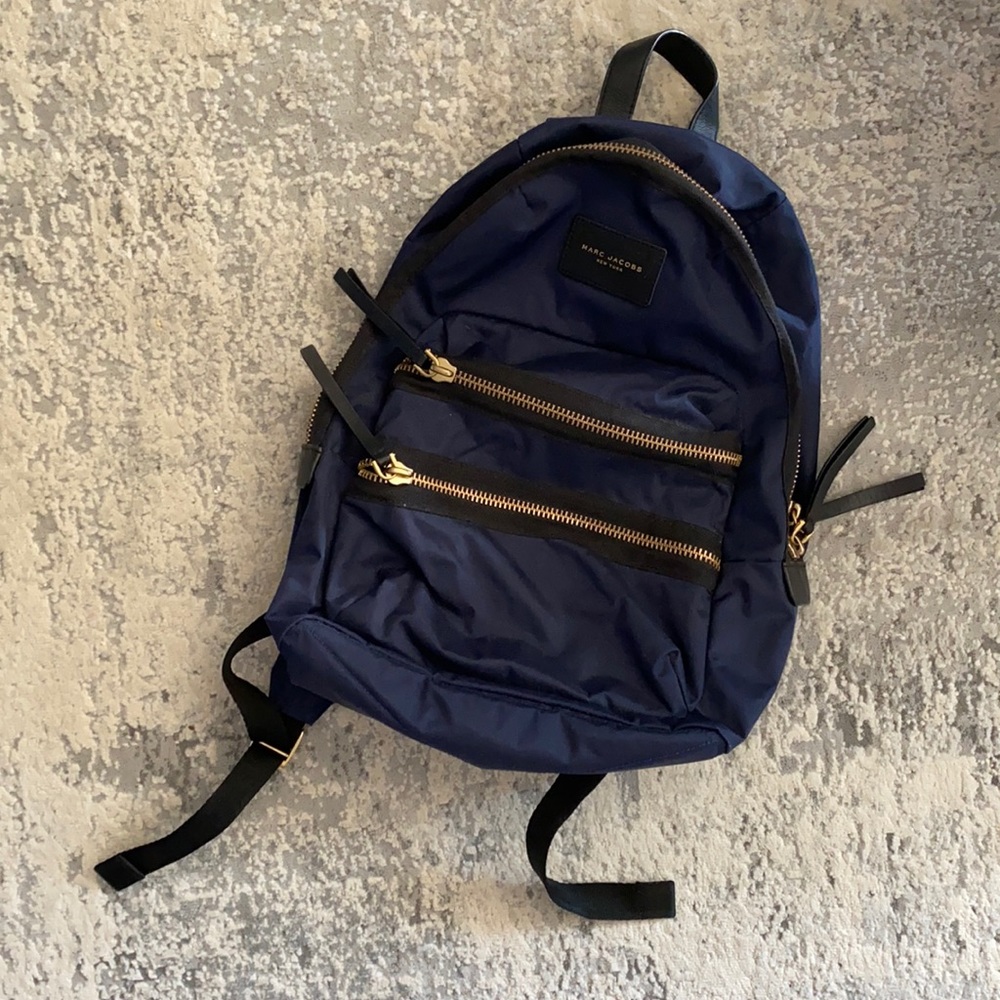 Marc Jacobs Biker Backpack in Midnight Blue